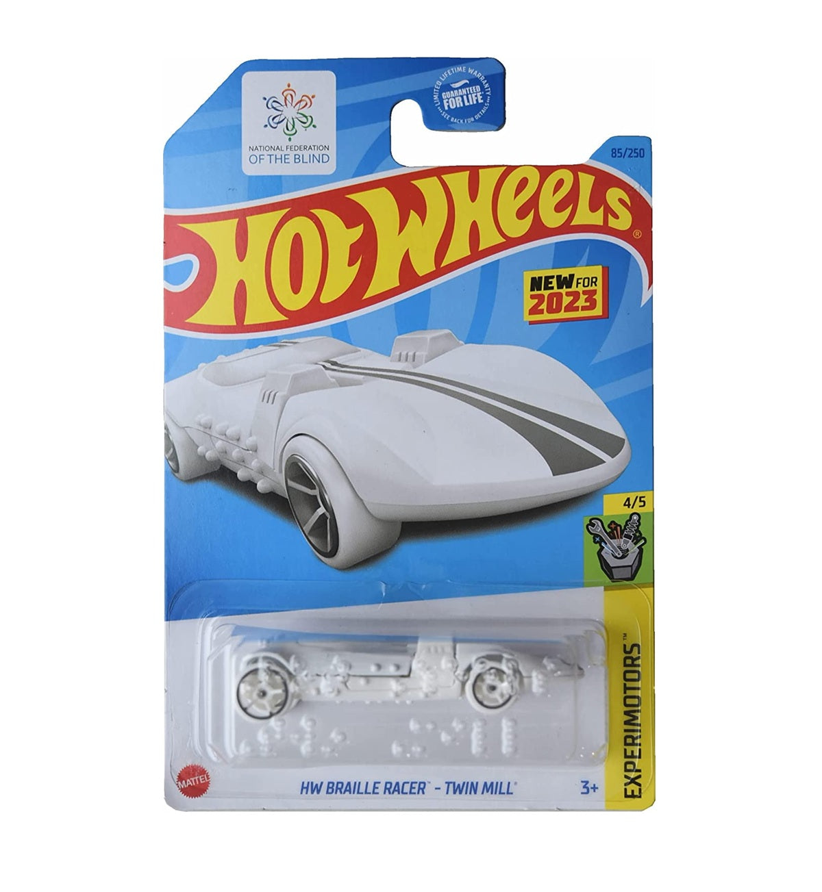 Braille Racer - Twin Mill - Hot Wheels - HW Experimotors 4/5 - Scala 1/64 Circa
