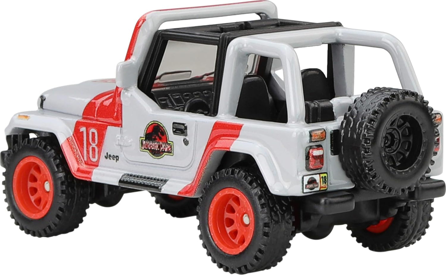 '92 Jeep Wrangler Sahara Jurassic Park - Series POP Culture - Hot Wheels Premium - Scala 1/64 Circa