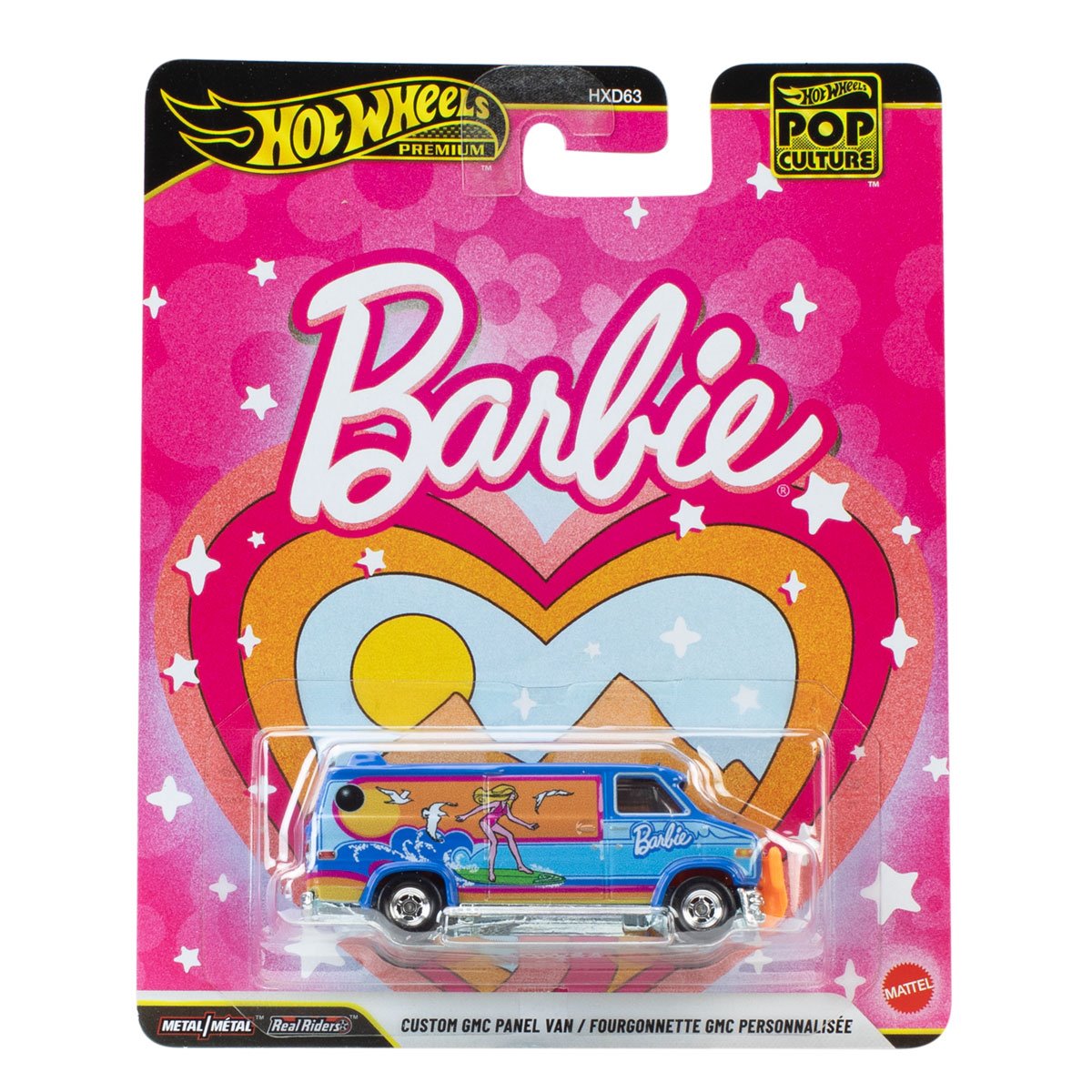 Barbie Custom GMC Panel Van - Series Pop Culture - Hot Wheels Premium - Scala 1/64