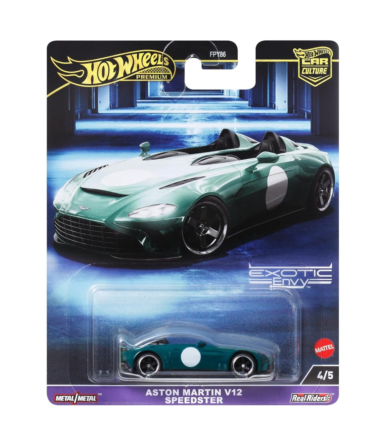 Aston Martin V12 Speedster - Series Exotic Envy - Hot Wheels Premium - Scala 1/64