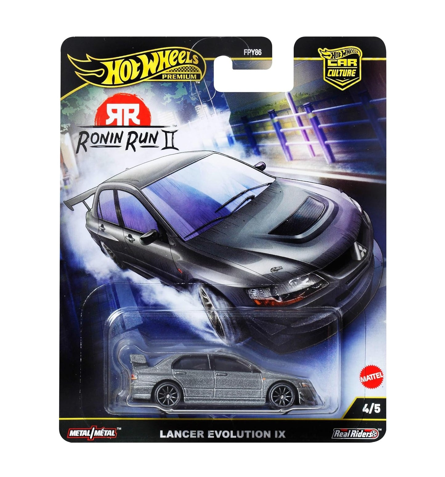 Mitsubishi Lancer Evolution IX Ronin Run ii - Hot Wheels Premium - Scala 1/64
