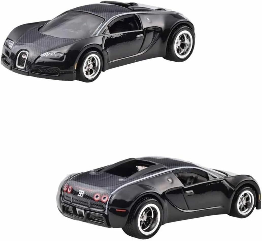 2-Pack Bugatti Veyron and 16' Bugatti Chiron - Hot Wheels Premium - Scala 1/64