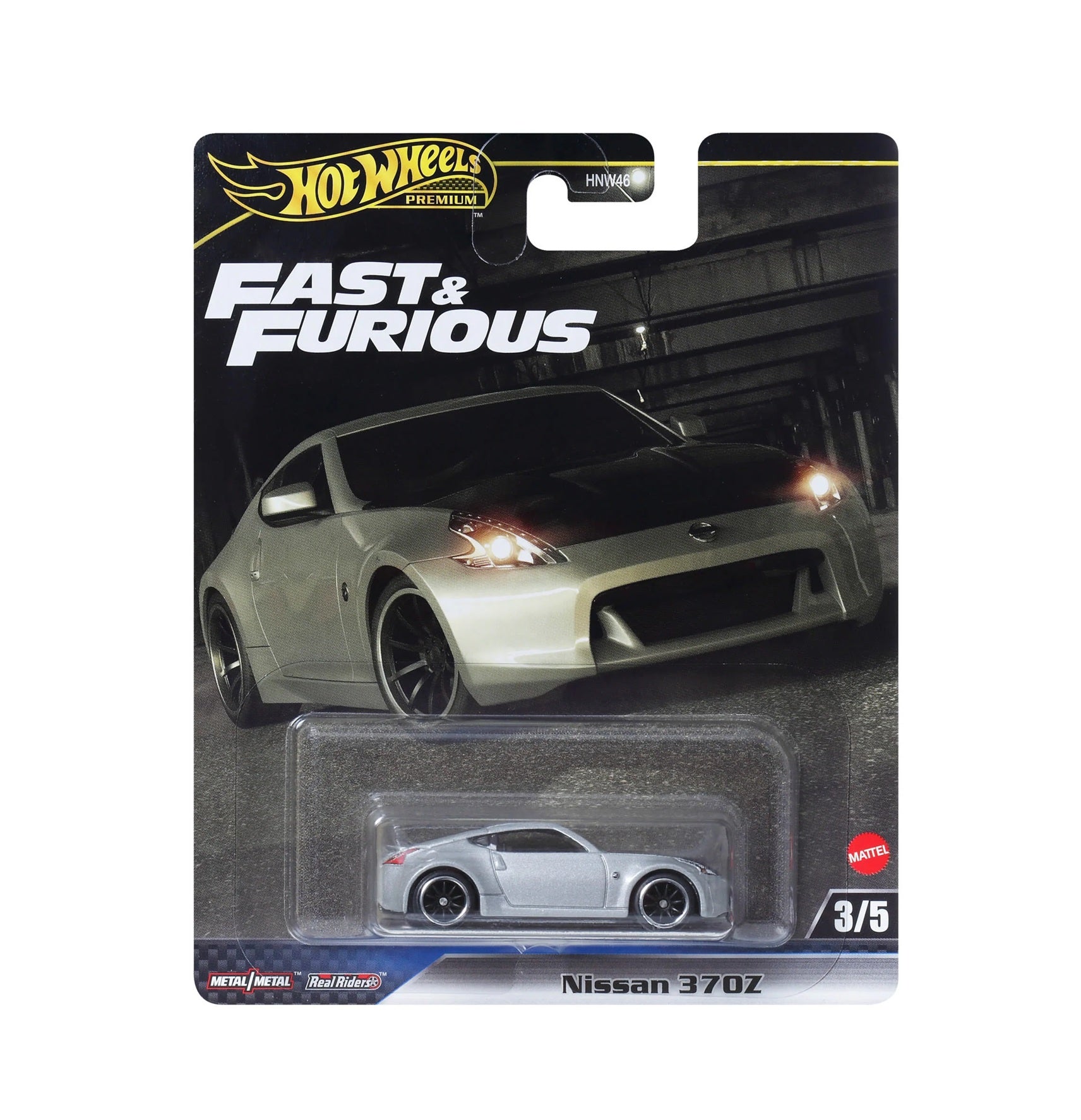 Hot Wheels Fast & Furious – Nissan Skyline GT-R BCNR33, Modellino Die-Cast Scala 1:64, Lunghezza 7 Cm, Collezione, HRW51 - 3