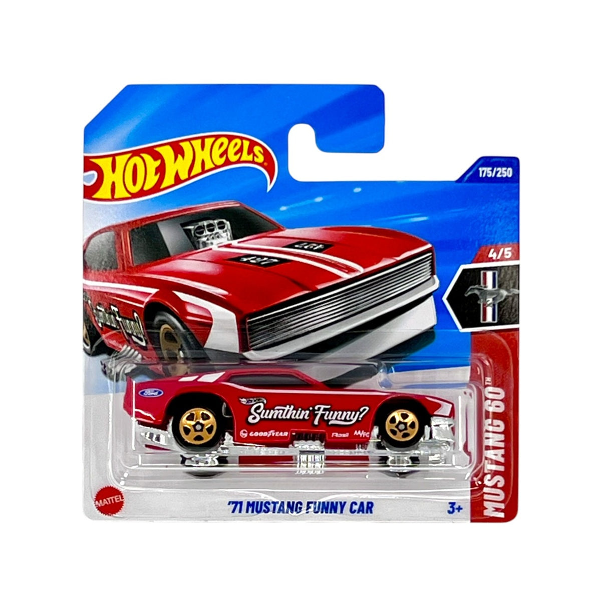'71 Mustang Funny Car - Hot Wheels - HW Mustang 60 4/5 - Scala 1/64 Circa