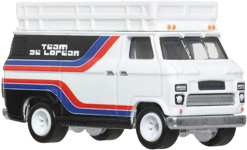 DMC DeLorean + HW Rally Hauler - Series Car Culture Team Transport - Hot Wheels Premium - Scala 1/64