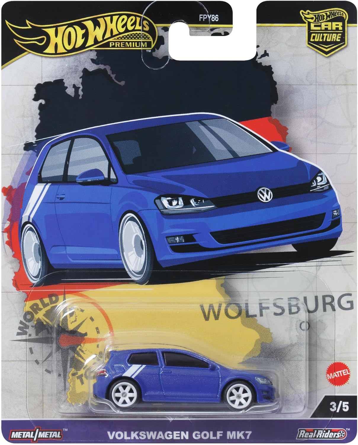 Volkswagen Golf MK7 - Series Car Culture - Hot Wheels Premium - Scala 1/64