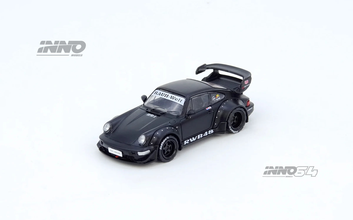 Porsche RWB 964 Black Matt - INNO64 - Scala 1/64 IN64-RWB964-BM