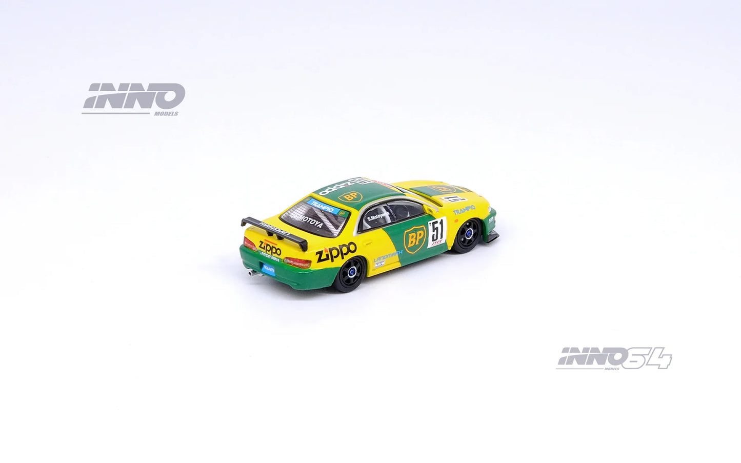 Toyota Corona Exiv #51 Object Trampio Zippo BP JTCC 1995 - INNO64 - Scala 1/64 IN64-EXIV-BP