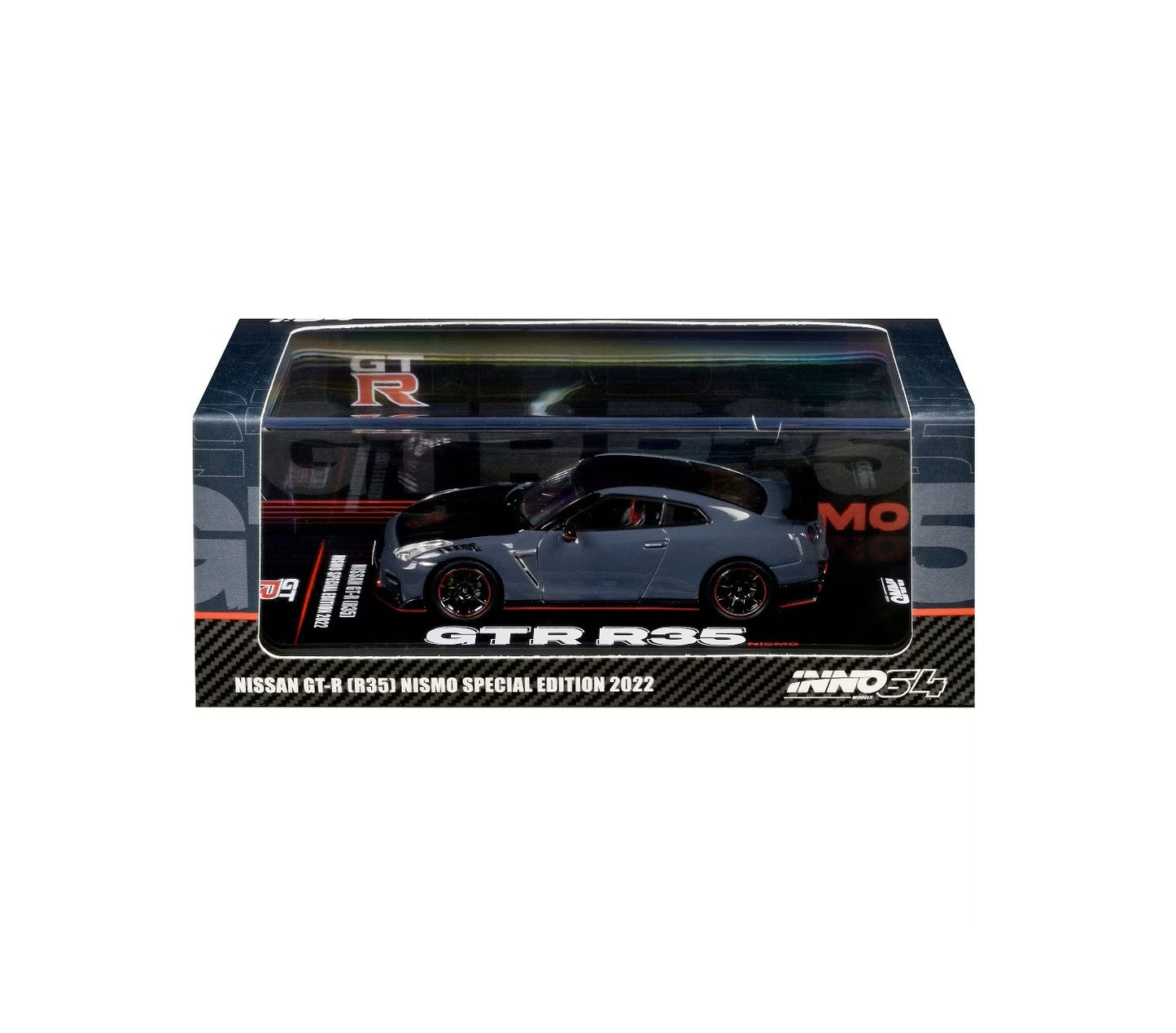 Nissan GT-R (R35) Nismo Special Edition Stealth Gray 2022 - INNO64 - Scala 1/64 IN64-R35NSE-STGR