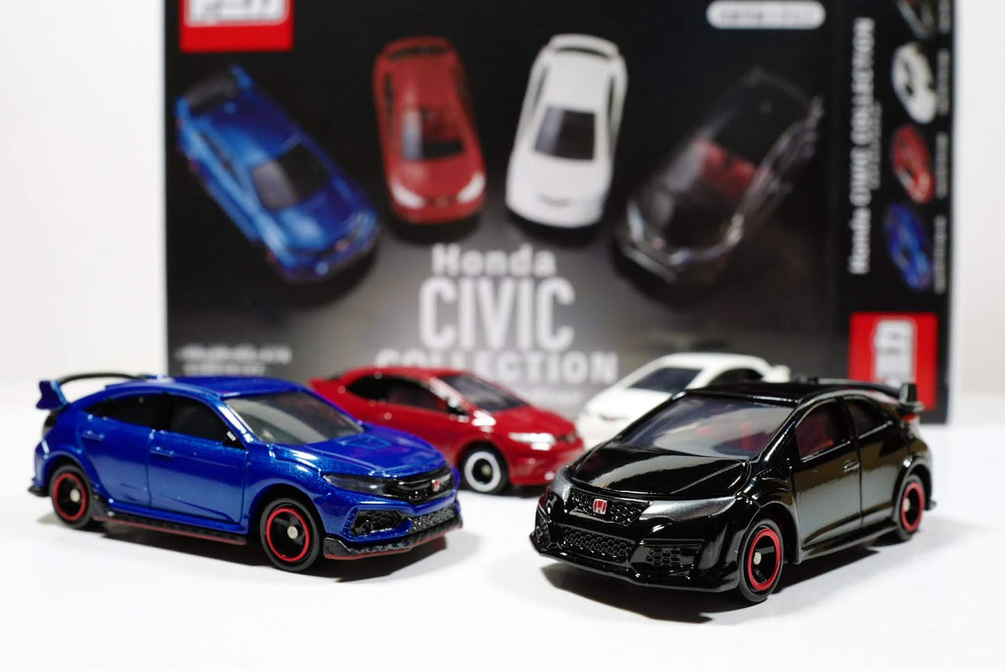 Set 4 Cars Honda Civic Collection Asia Exclusive - Takara Tomy Tomica - Scala 1/64