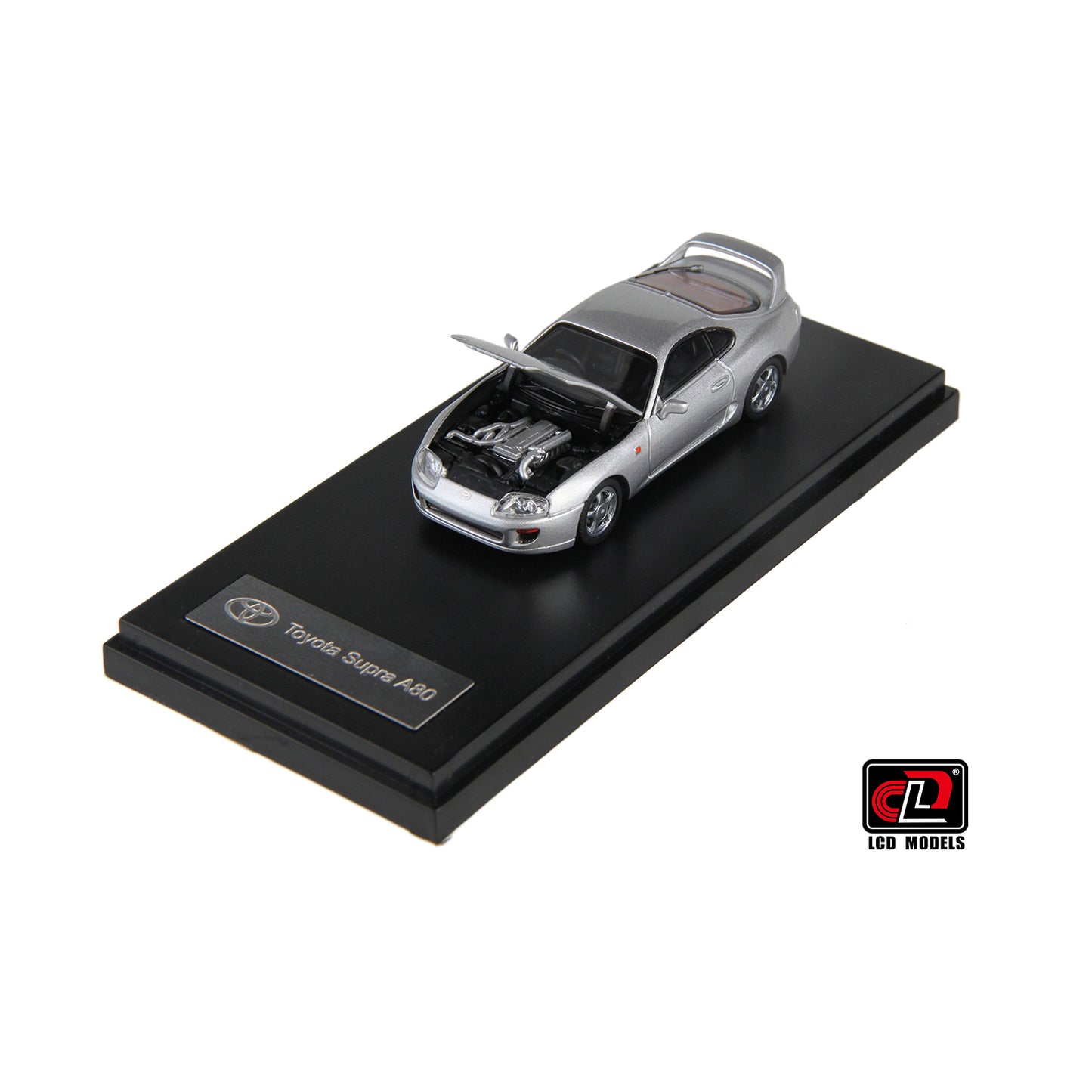 LCD Models - Toyota Supra A80 Silver - Scala 1/64 LCD64037-SI