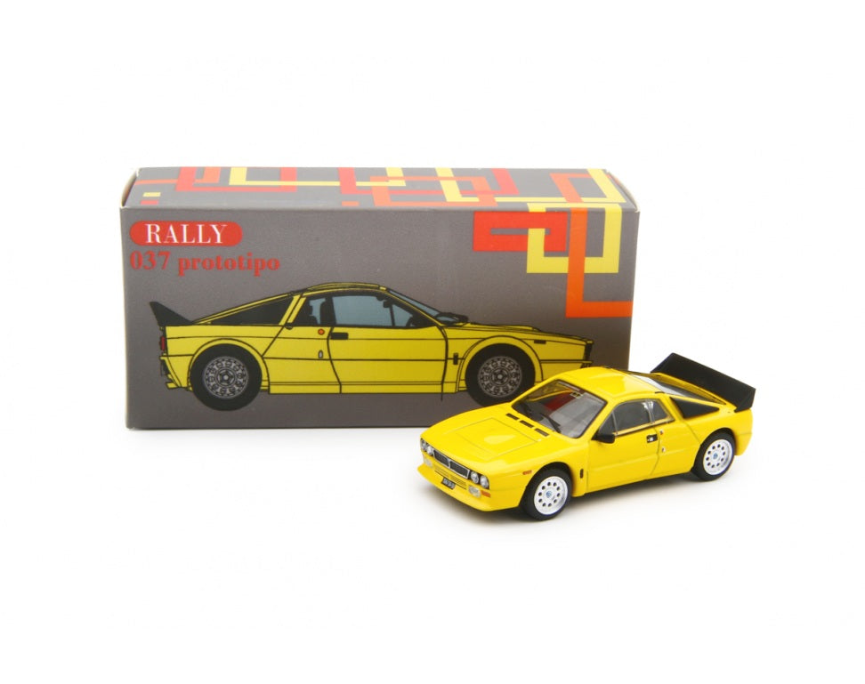Lancia 037 Rally Stradale Prototipo 1982 Giallo - Laudoracing - Scala 1/64