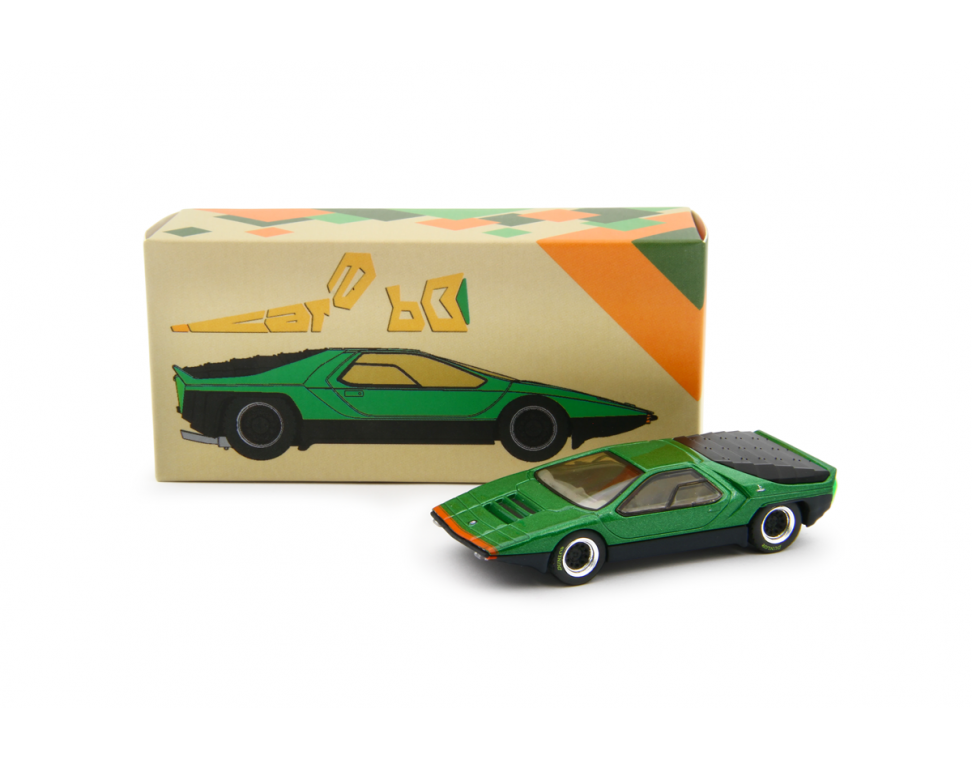 1968 Alfa Romeo 33 Bertone Carabo Verde - Laudoracing - Scala 1/64