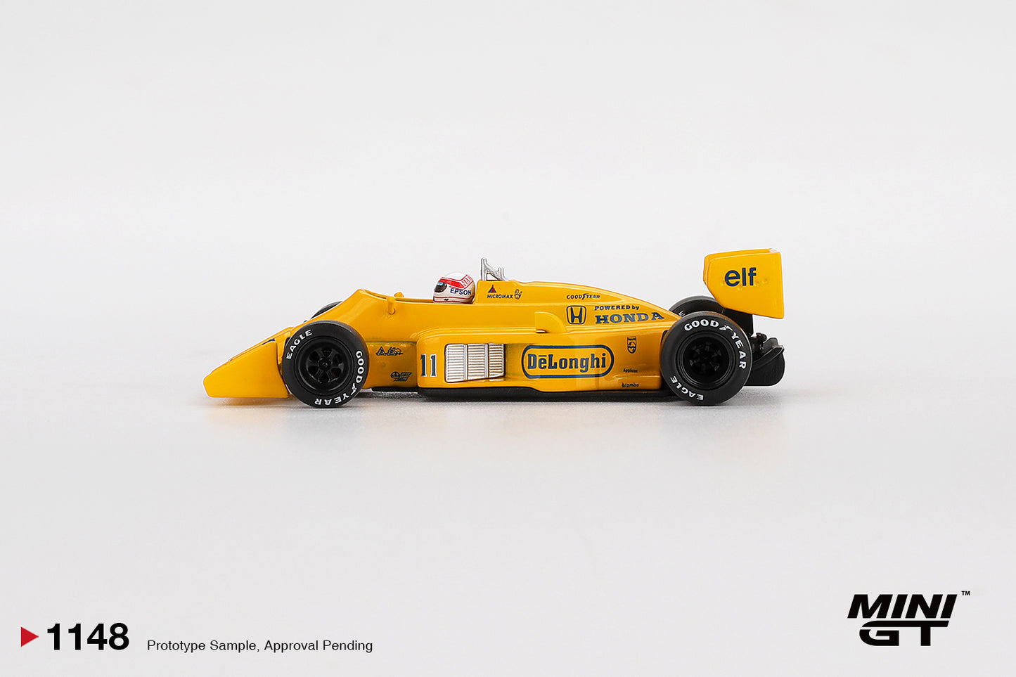 Lotus 99T #11 Satoru Nakajima Monaco Grand Prix 1987 - Mini GT - Scala 1-64 MGT01148-L
