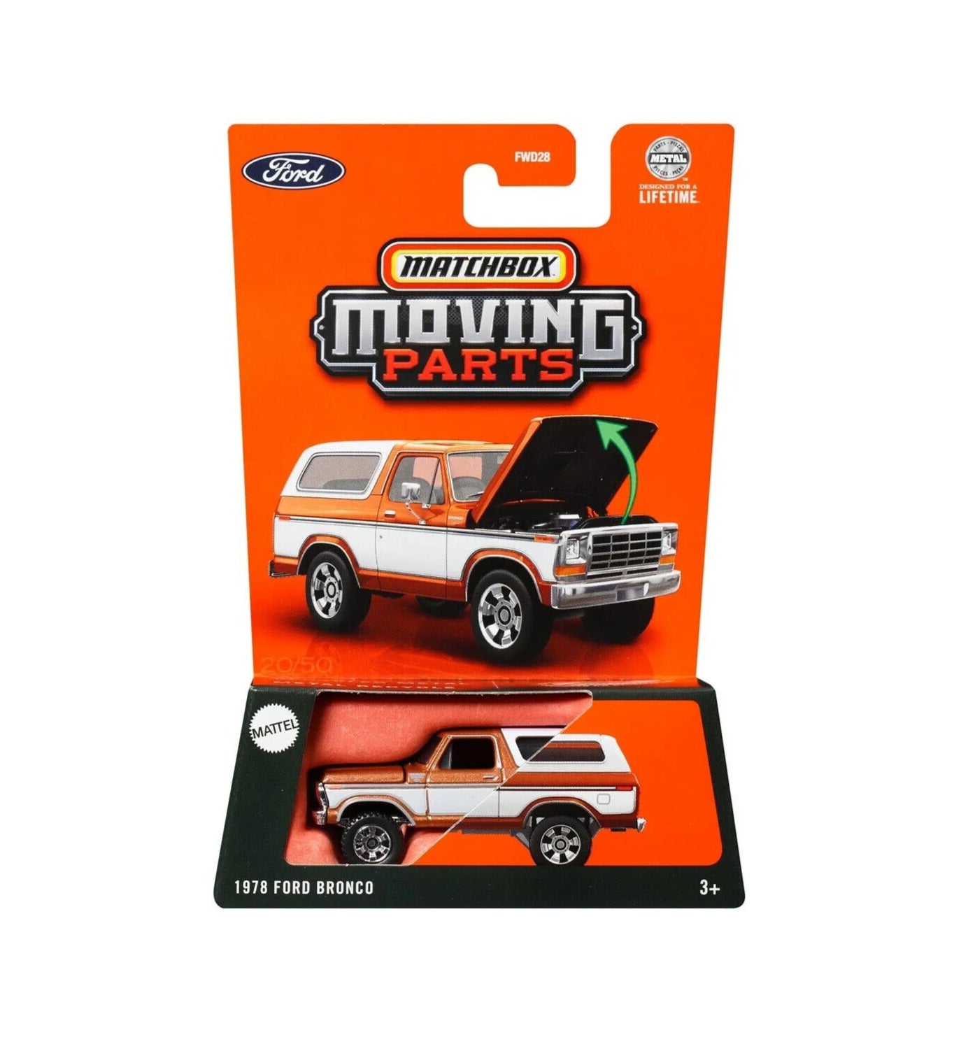 1978 Ford Bronco - Matchbox Moving Parts - Scala 1/64 Circa