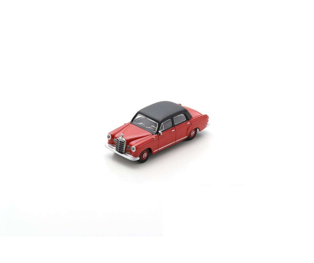 Mercedes-Benz 180 Ponton Red/Black - Schuco - Scala 1/64 452037300