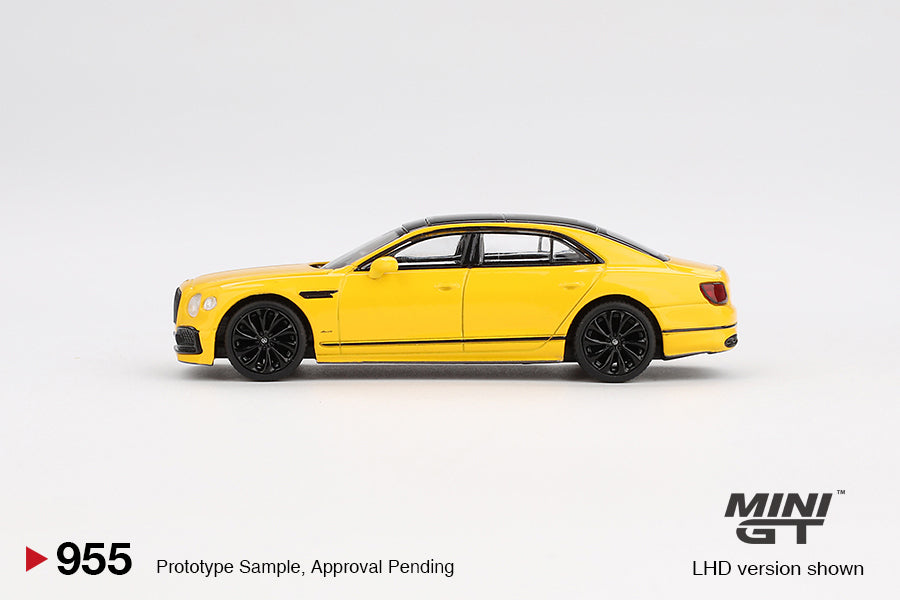 Bentley Flying Spur Monaco Yellow - Mini GT - Scala 1/64 MGT00955-L