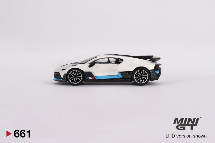Bugatti Divo White - Mini GT - Scala 1/64 MGT00661