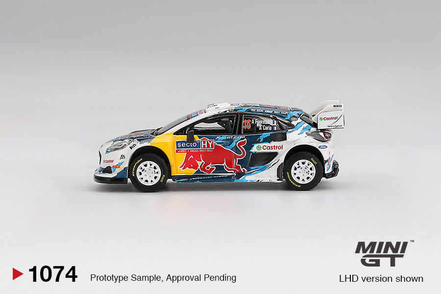 Ford Puma Rally1 #16 M-Sport Ford WRT 2024 Rally Finland 3rd Place - Mini GT - Scala 1/64 MGT01074-L
