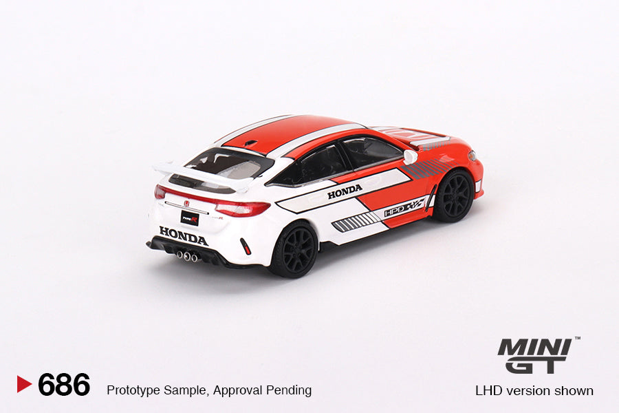 Honda Civic TYPE R 2023 Pace Car Red - Mini GT - Scala 1/64 MGT00686-L