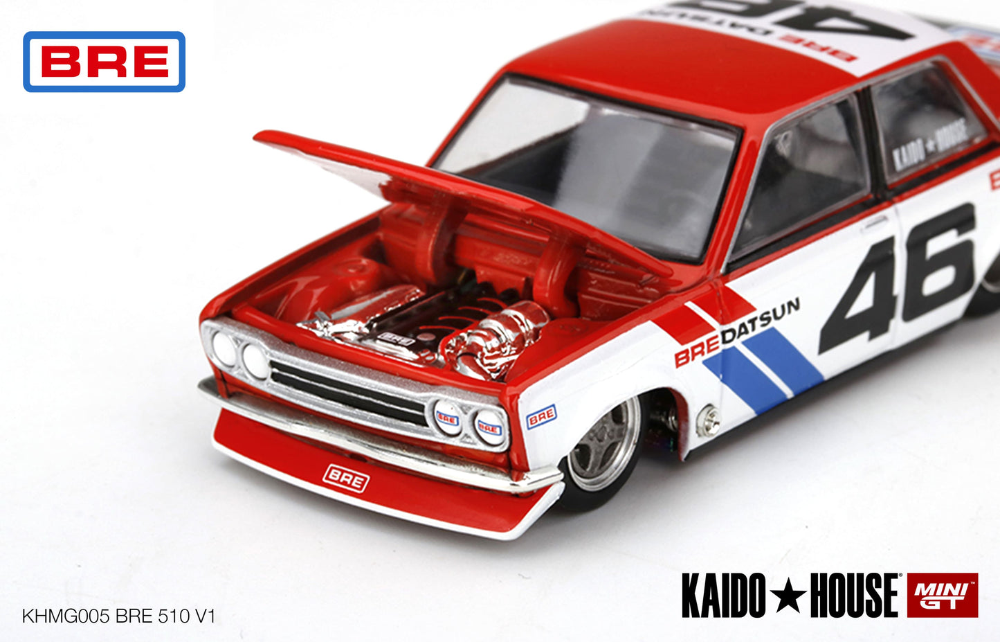 Datsun 510 Pro Street BRE510 V1 - KAIDO HOUSE Mini GT - Scala 1/64 KHMG005