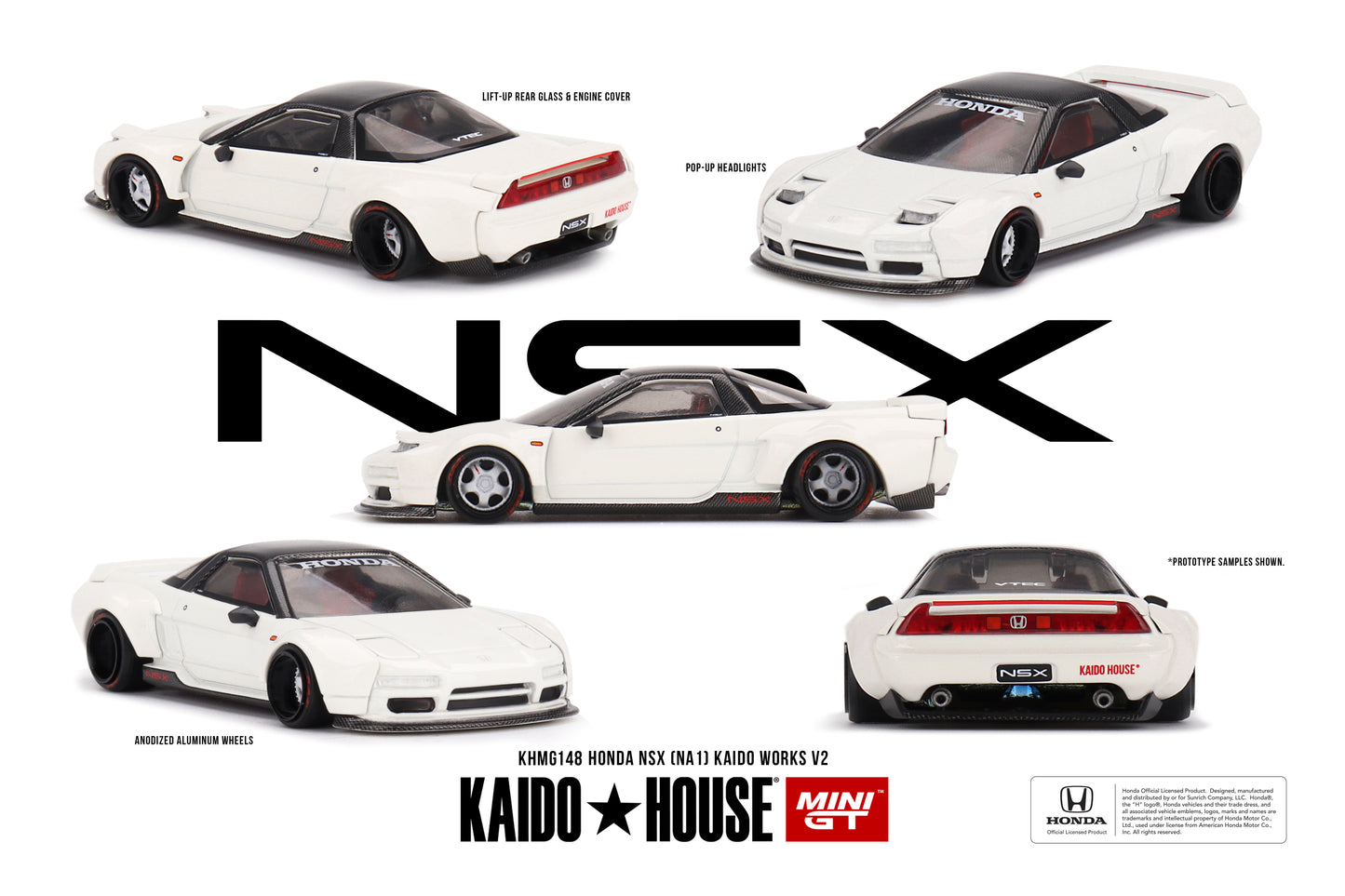Honda NSX (NA1) Kaido WORKS V2 - KAIDO HOUSE Mini GT - Scala 1/64 KHMG148