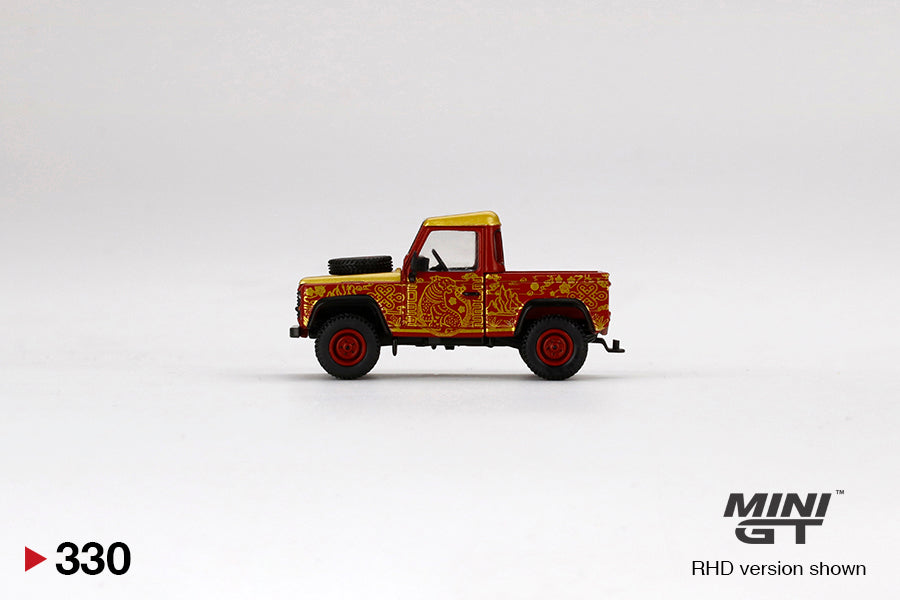 Land Rover Defender 90 Pickup - 2022 Chinese New Year Edition - Mini GT - Scala 1/64 MGT00330-R