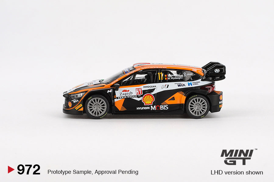 Hyundai I20 N Rally 1 #11 Rally Croatia 2023 - Mini GT - Scala 1/64 MGT00972-L