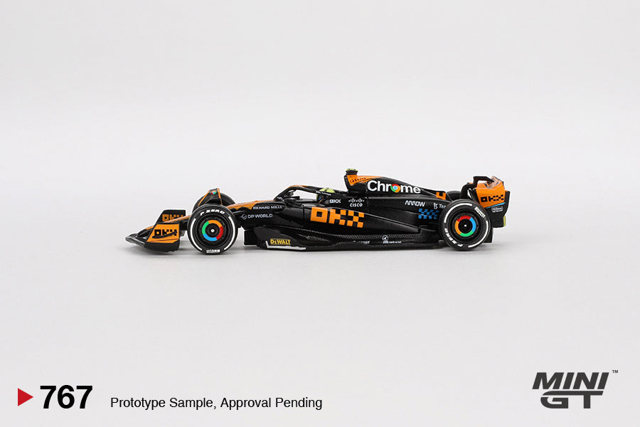 McLaren MCL60 #4 Lando Norris 2023 F1 2023 Japanese GP 2nd Place - Mini GT - Scala 1/64 MGT00767-L