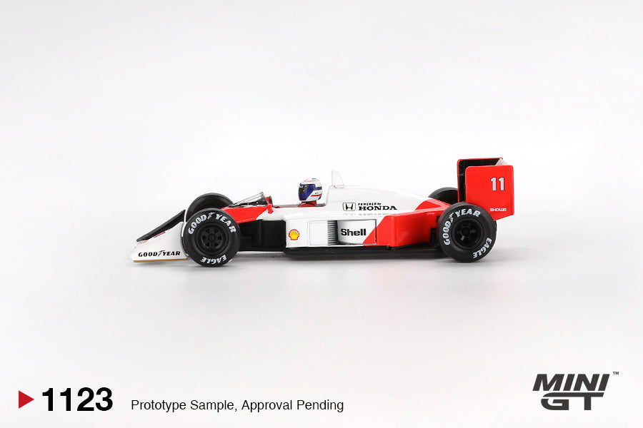 McLaren MP44 #11 Alain Prost 1988 Japanese Grand Prix 2nd Place - Mini GT - Scala 1/64 MGT01123-L