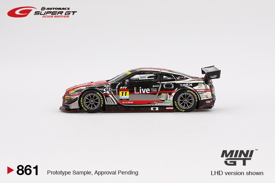 Nissan GT-R NISMO GT3 #11 "GAINER TANAX GT-R" - Mini GT - Scala 1/64 MGT00861-BL Blister Packaging