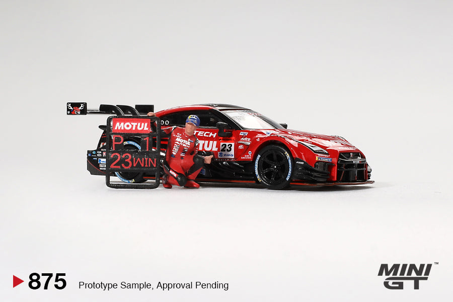 Nissan GT-R NISMO #23 "MOTUL AUTECH GT-R 2021" SUPER GT SERIES Suzuka winner - Mini GT - Scala 1/64 MGT00875