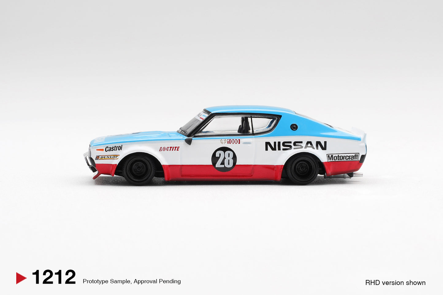 Nissan GT-R (KPGC110) Skyline Kenmeri Liberty Walk Nissan Racing 75 concept 2024 - Mini GT - Scala 1/64 MGT01212-R