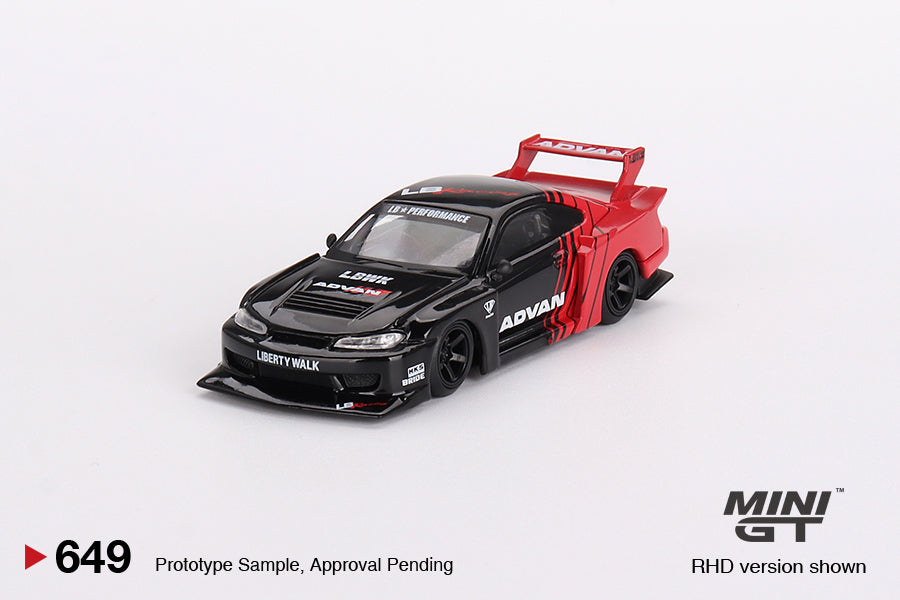 Nissan LB-Super Silhouette S15 SILVIA ADVAN - Mini GT - Scala 1/64