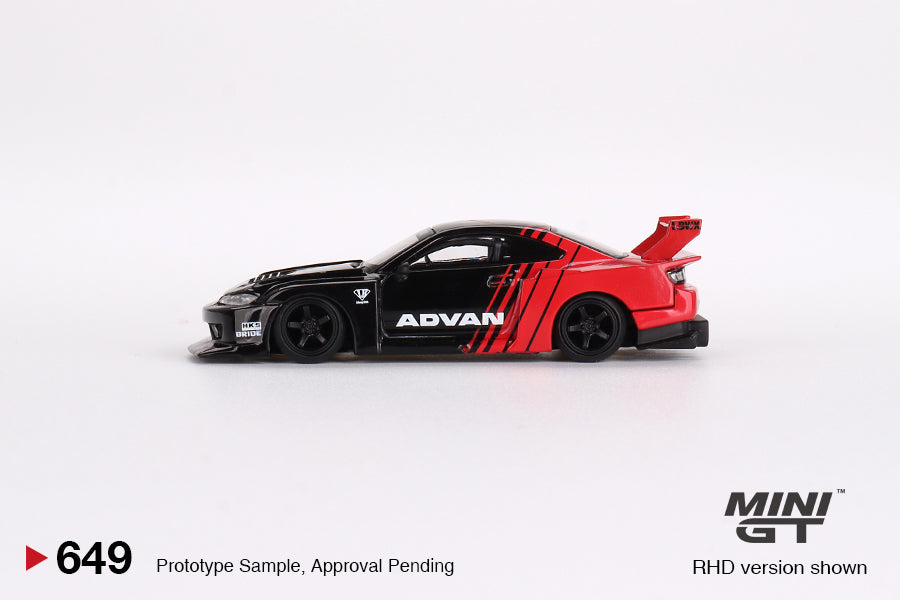 Nissan LB-Super Silhouette S15 SILVIA ADVAN - Mini GT - Scala 1/64 MGT00649-R