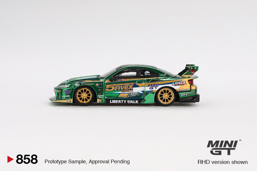 Nissan LB-Super Silhouette S15 SILVIA LBWK 2024 Fausto Racing - Mini GT - Scala 1/64 MGT00858-R