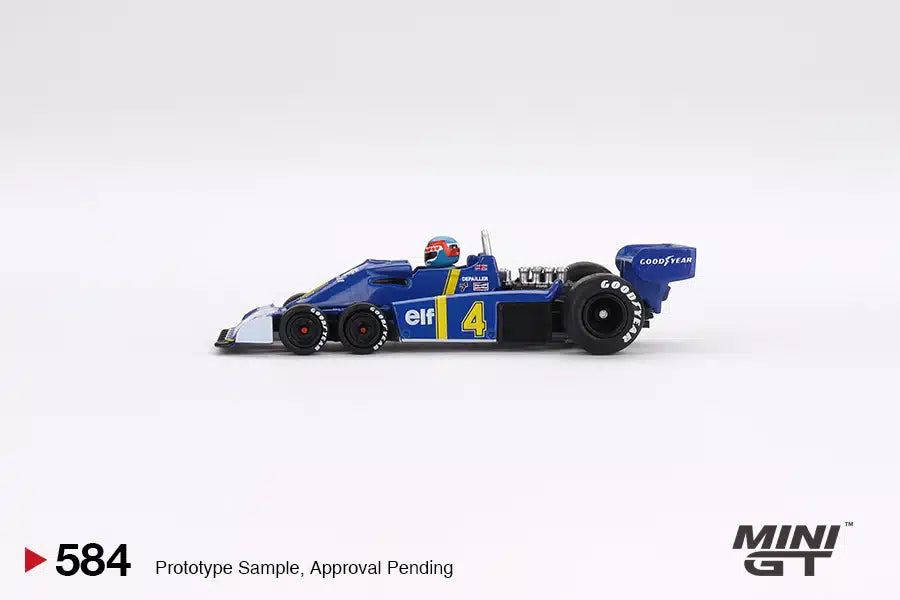 Tyrrell P34 #4 Patrick Depailler 1976 Swedish GP 2nd Place - Mini GT - Scala 1/64 MGT00584
