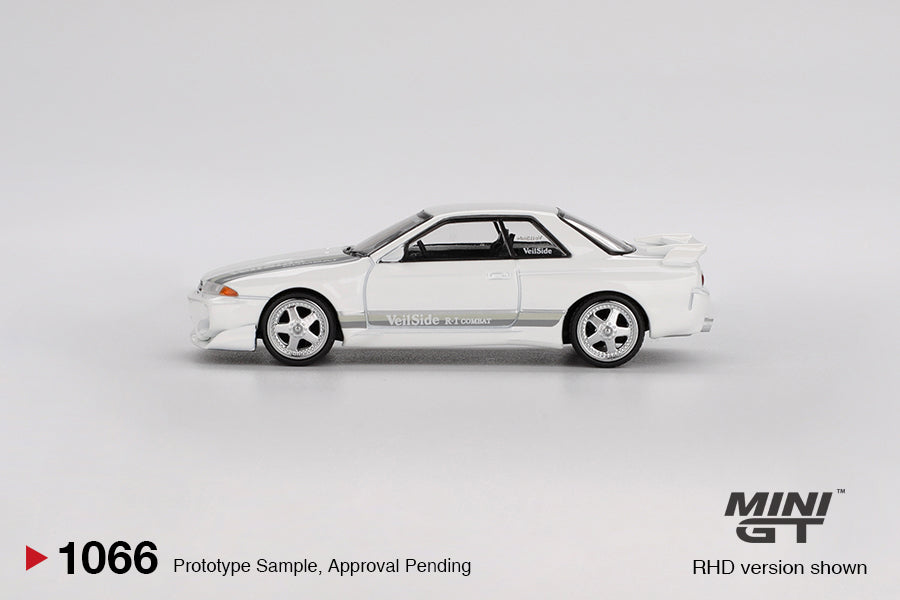 Nissan Skyline GT-R R32 Veilside Combat C-I White 2011 (RHD) - Mini GT - Scala 1/64 MGT01066-R