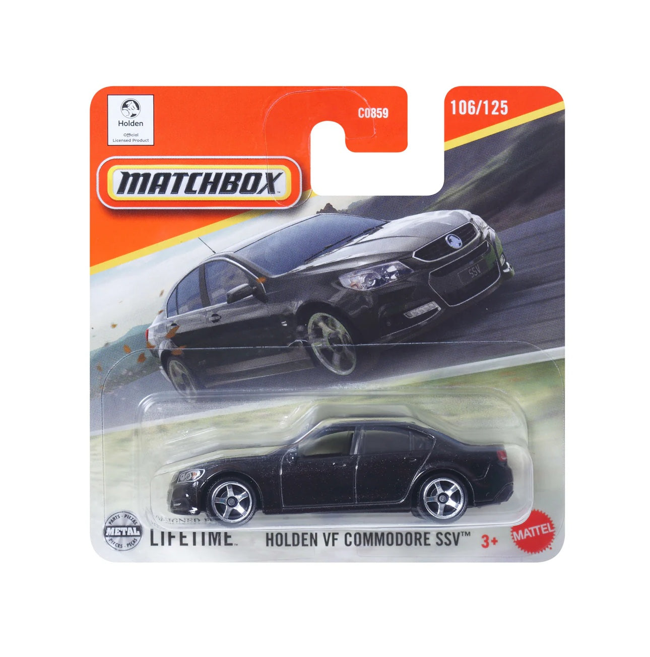 Holden VF Commodore SSV Black #106 - Matchbox - Scala 1/64 Circa
