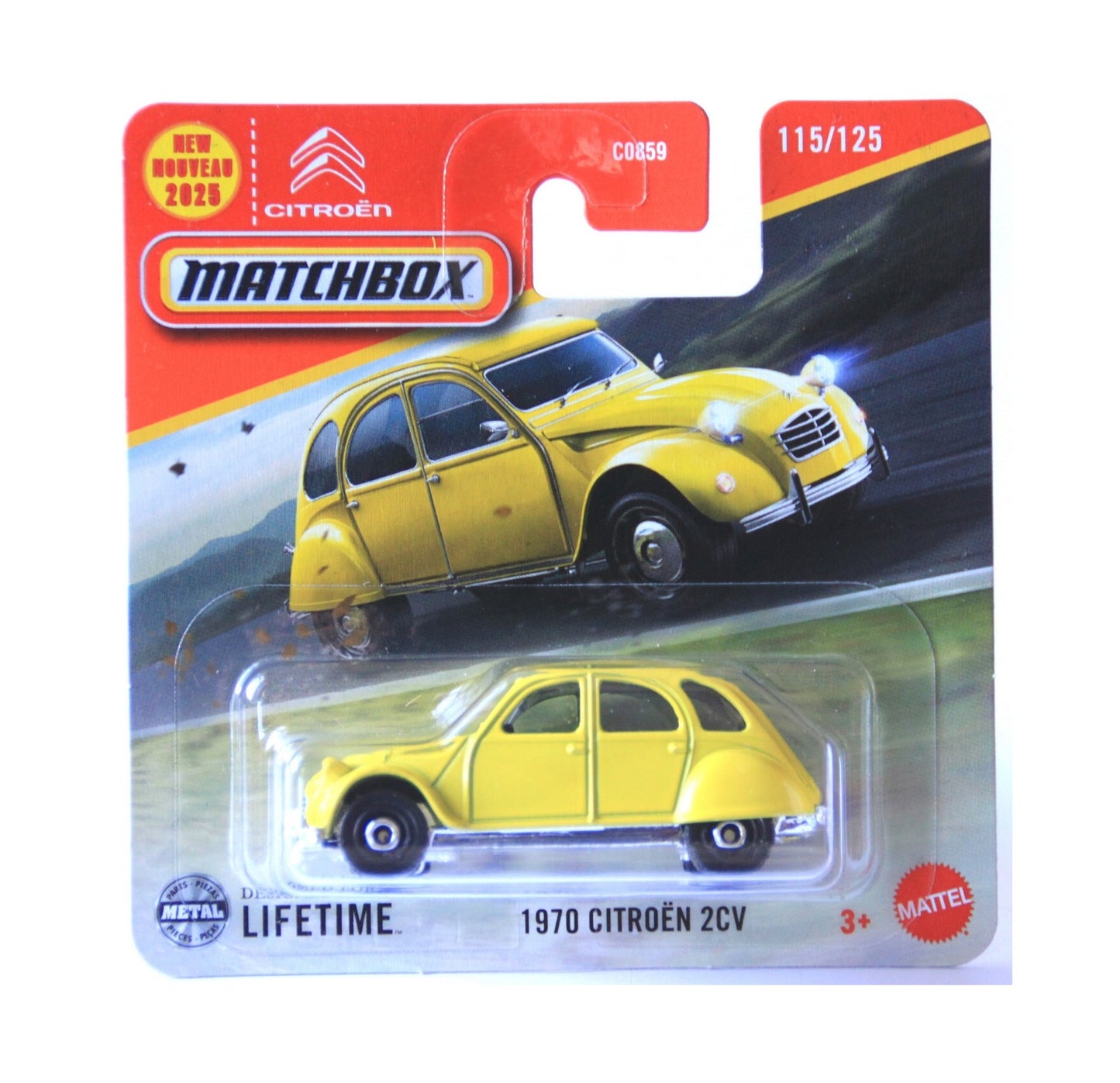 1970 Citroen 2CV #115 - Matchbox - Scala 1/64 Circa