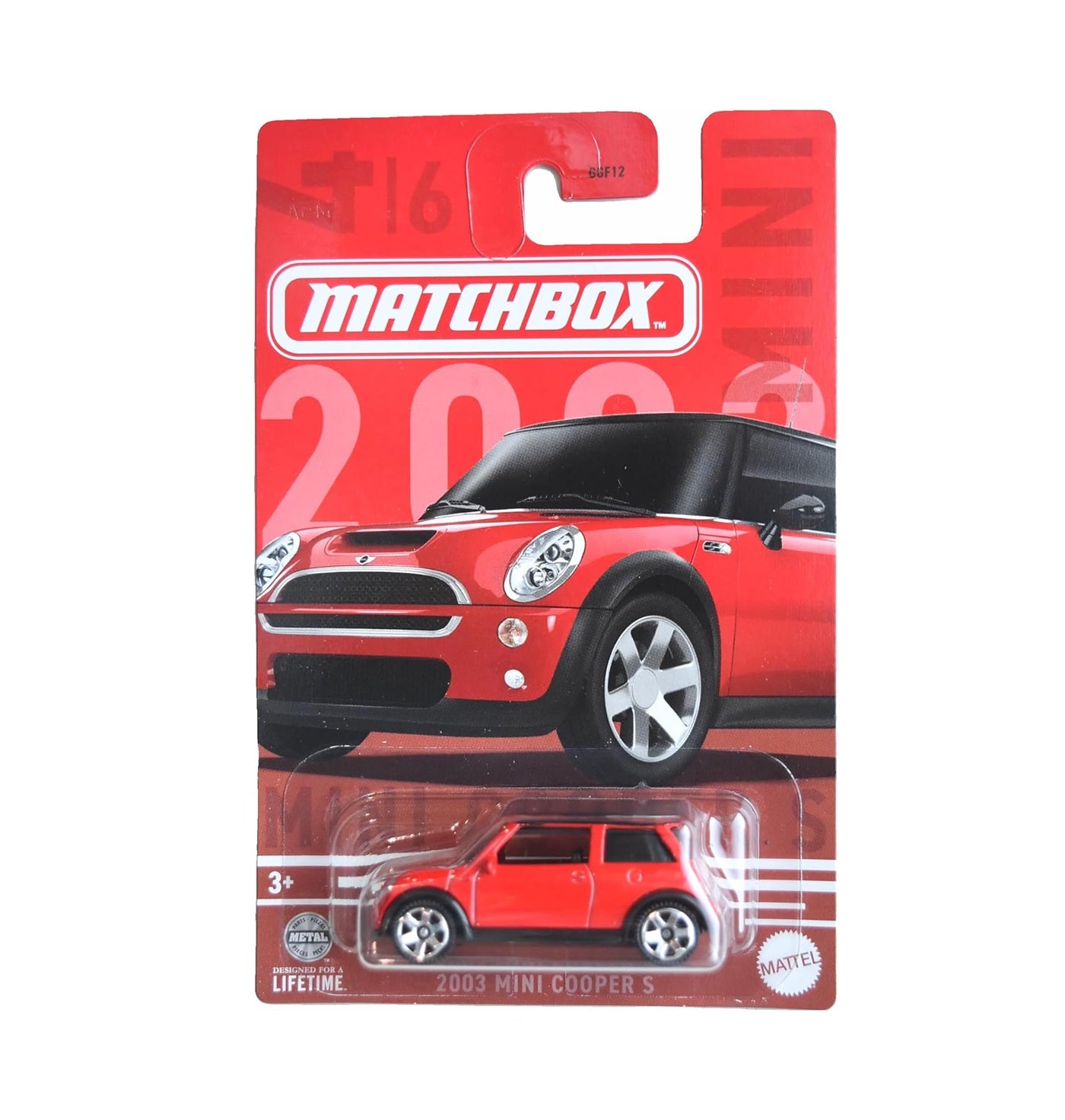2003 MINI Cooper S Red 4/6 - Matchbox - Scala 1/64
