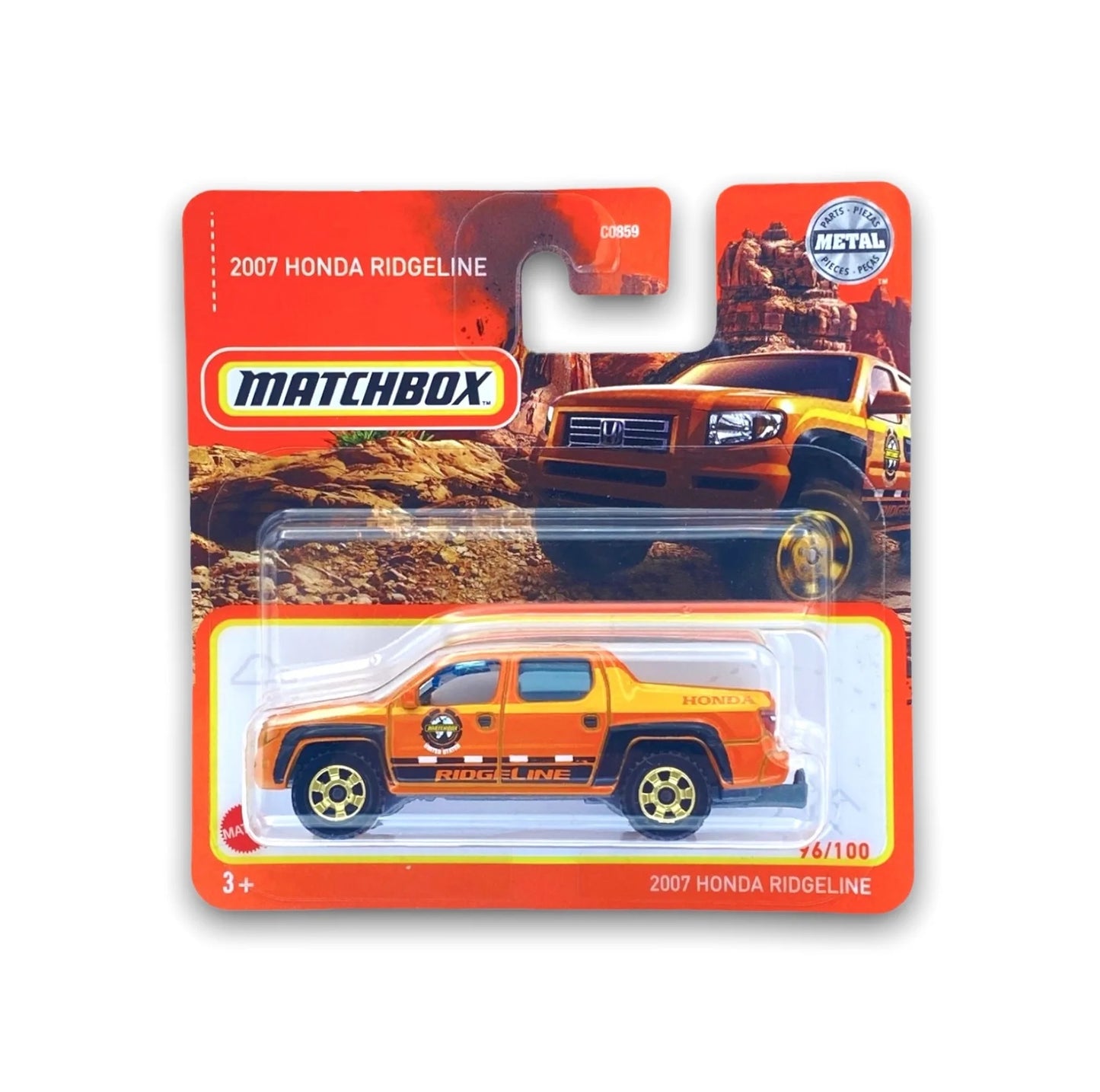 2007 Honda Ridgeline Orange #96 - Matchbox - Scala 1/64