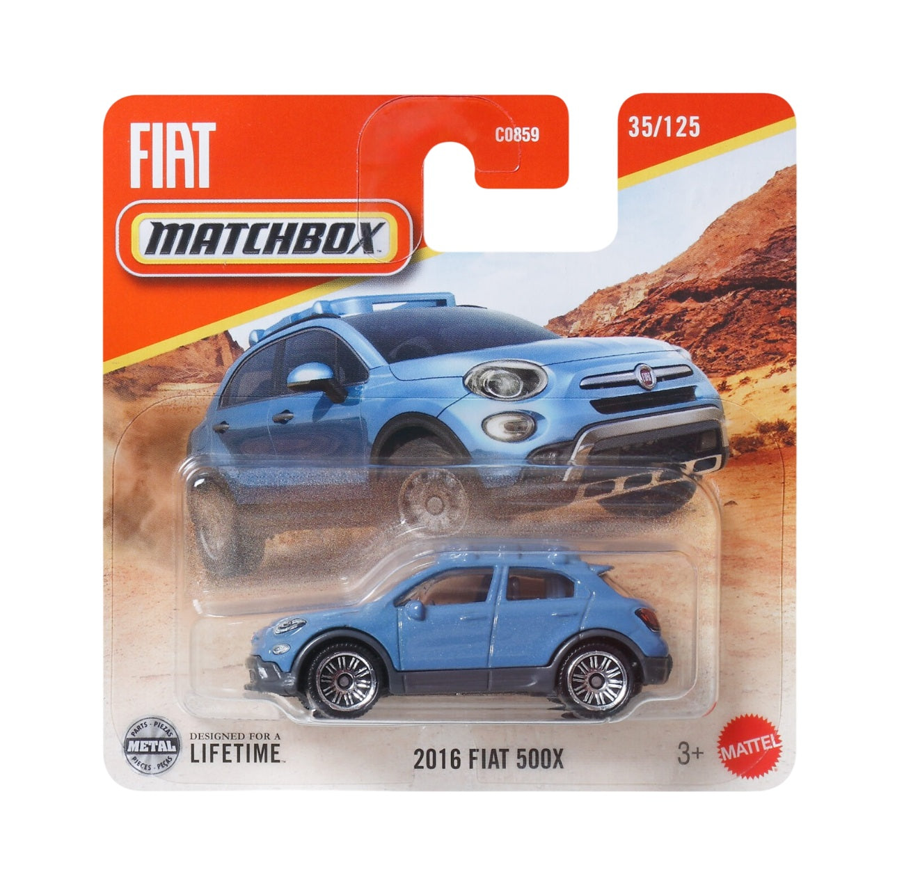 2016 Fiat 500X #35 - Matchbox - Scala 1/64 Circa