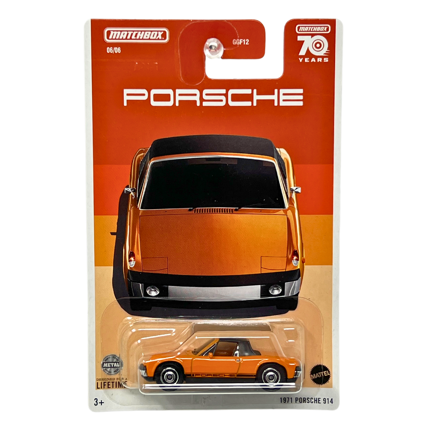 1971 Porsche 914 Orange - Matchbox - Scala 1/64 Circa