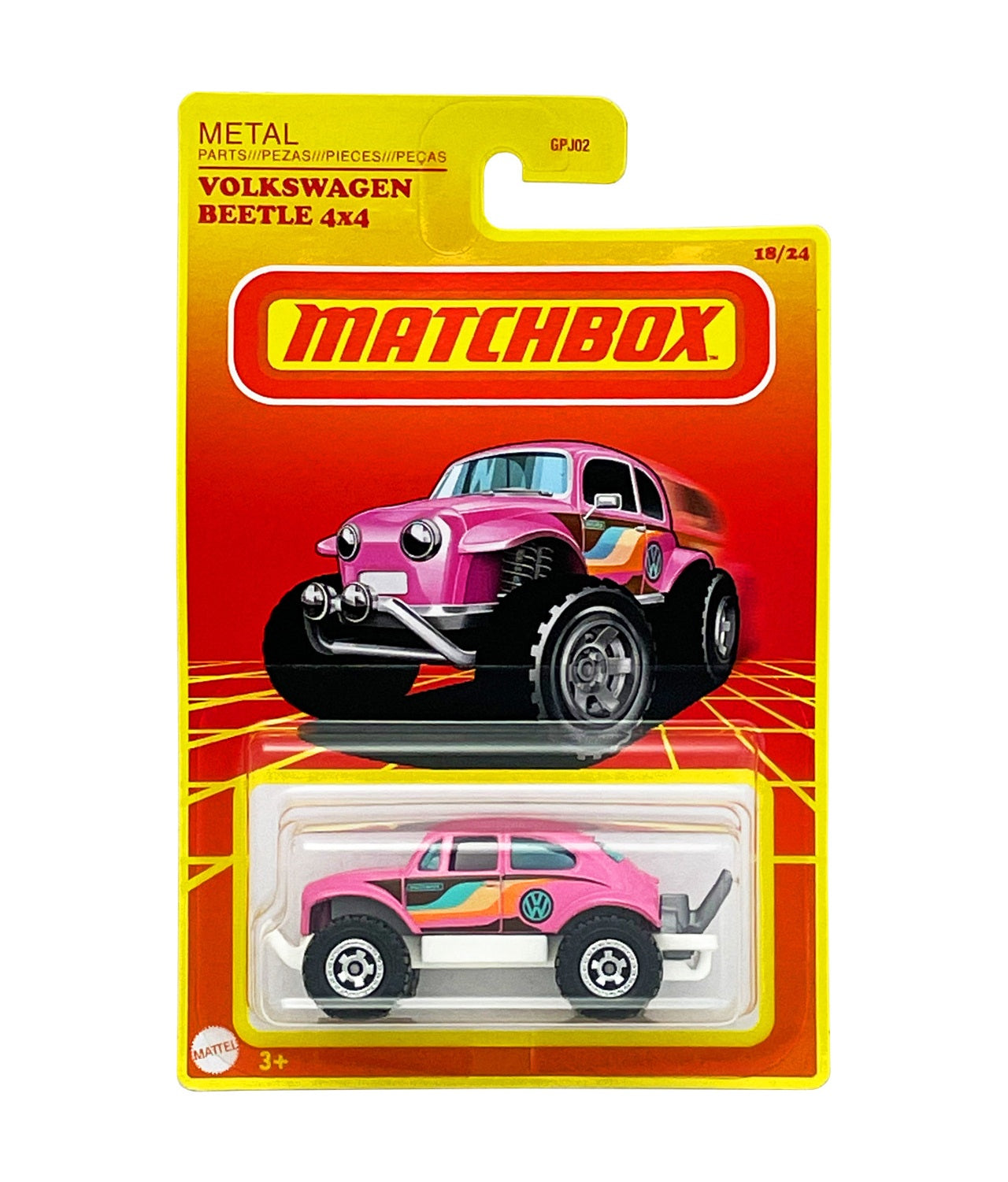 Volkswagen Beetle 4X4 - Series Retro 14/24 - Matchbox - Scala 1/64 Circa