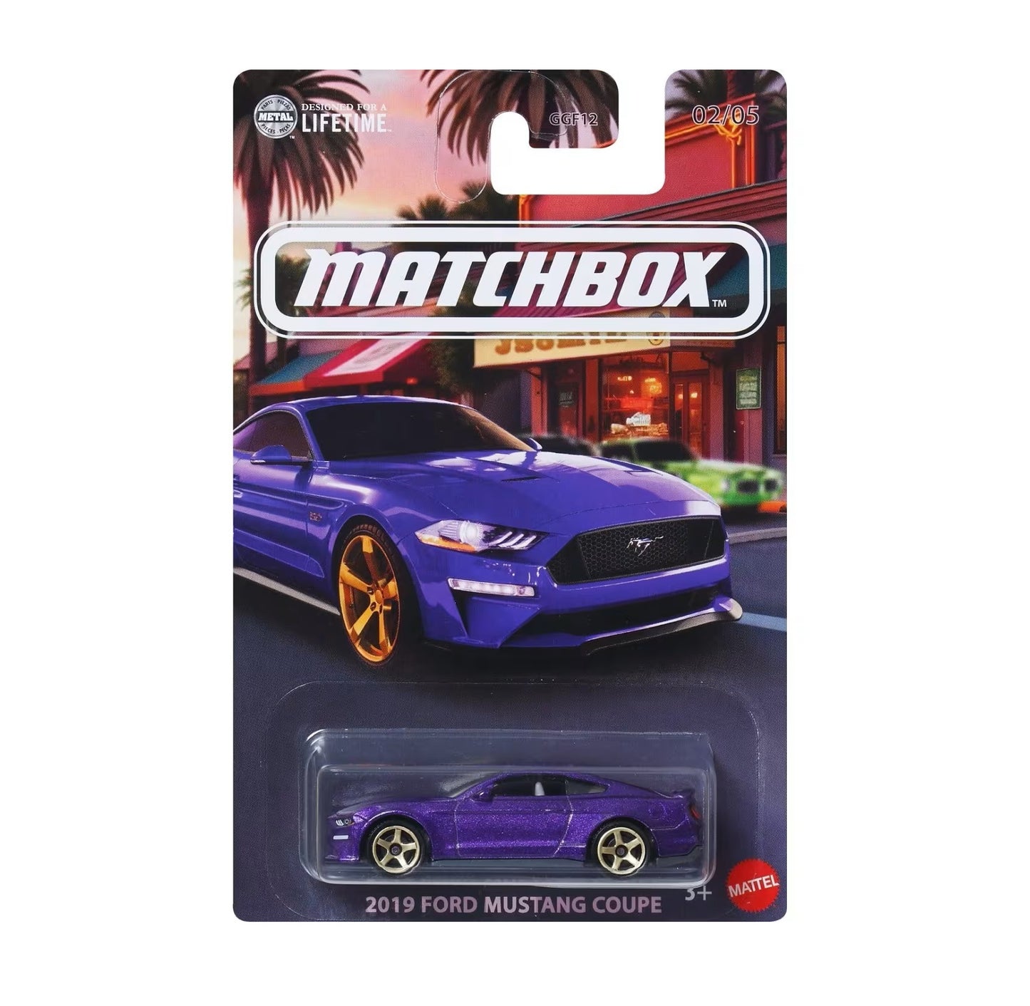 2019 Ford Mustang Coupe 02/05 - Matchbox - Scala 1/64 Circa