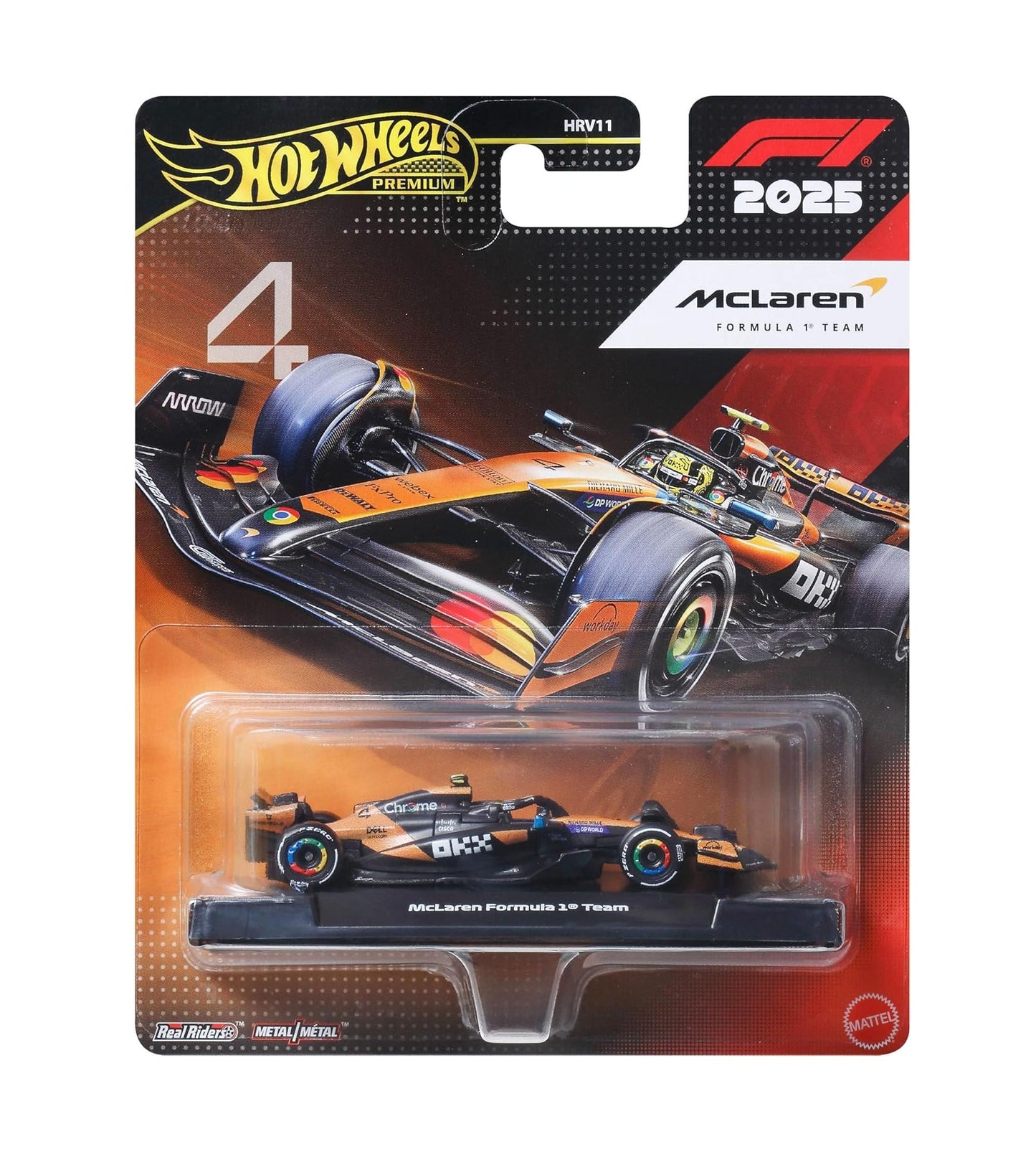 McLaren MCL39 F1 2025 Lando Norris #4 - Formula 1 - Hot Wheels Premium - Scala 1/64