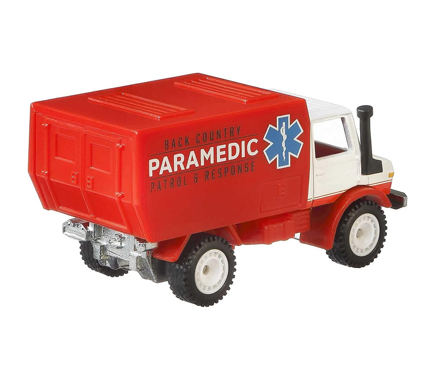 Mercedes-Benz Unimog U1300 Paramedic - Series Wild Terrain - Hot Wheels Premium - Scala 1/64