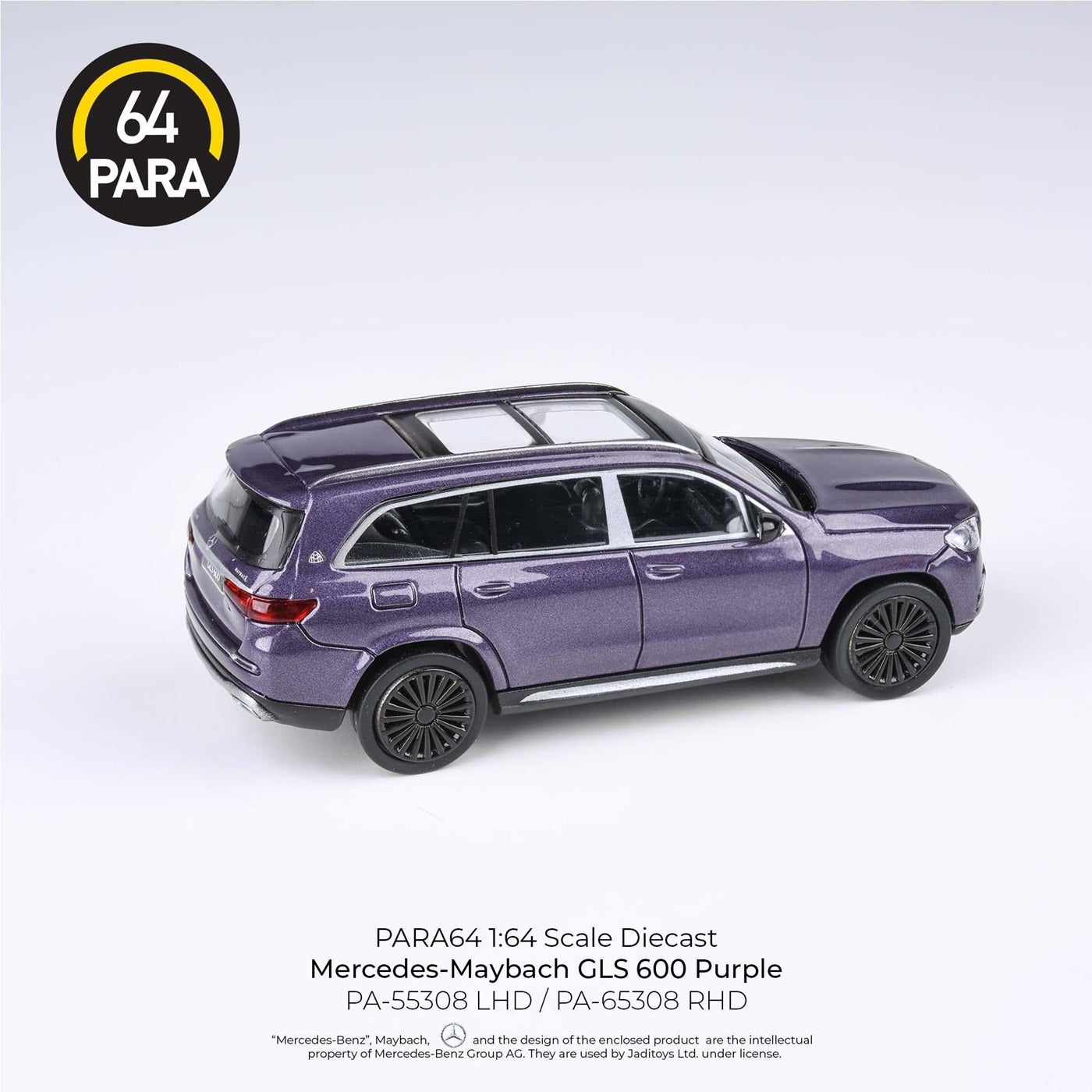 2020 Mercedes-Maybach GLS 600 Purple LHD - Para64 - Scala 1/64