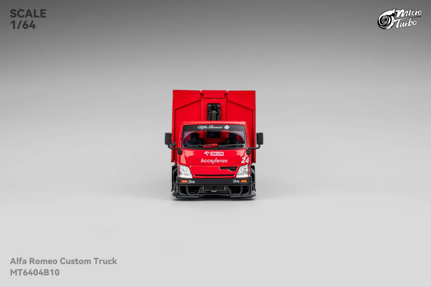 Custom Box Truck - Alfa Romeo Livery - Microturbo - Scala 1/64
